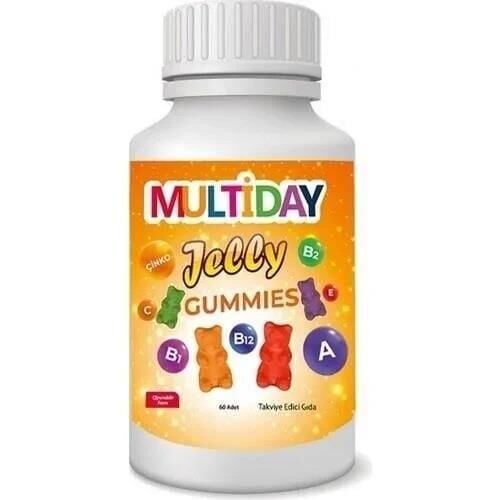 Heka Farma Multiday Jelly Gummies Multivitamin Support 100 Count