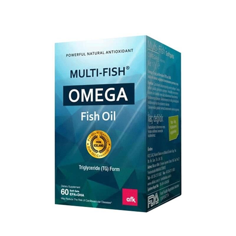 Medicago Multifish Omega Dietary Supplement 60 Capsules