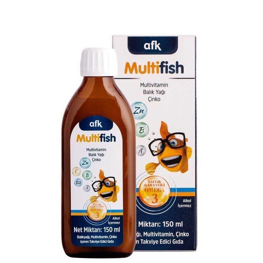 Medicago Multifish Syrup with Omega-3 and Zinc 150ml