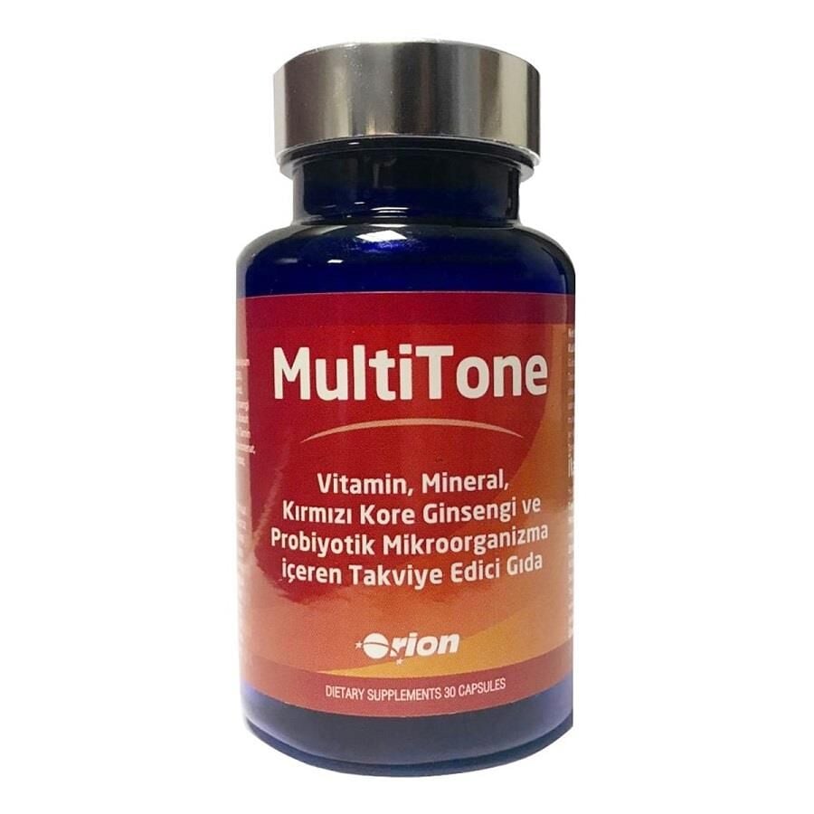 Orion Saglik MultiTone Daily Multivitamin & Ginseng 30 Capsules