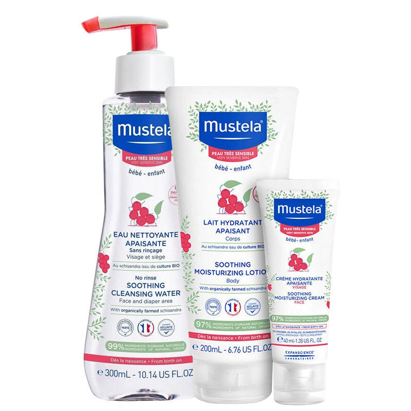 Mustela Very Sensitive Skin Care Set for Gentle Soothing 2 Pieces