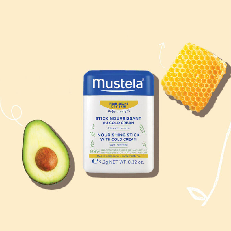 Mustela Nourishing Stick with Cold Cream for Dry Areas 9.2g