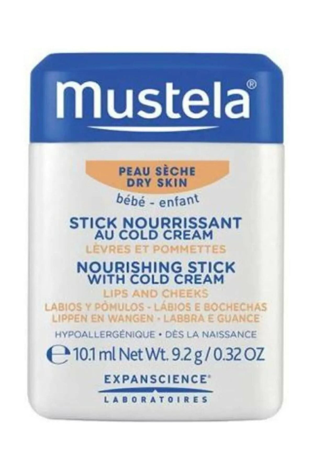 Mustela Cold Cream Nourishing Stick for Dry Skin 9.2g