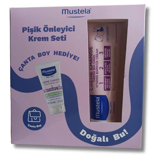 Mustela Vitamin Barrier 1-2-3 Cream Set 100g + 20g