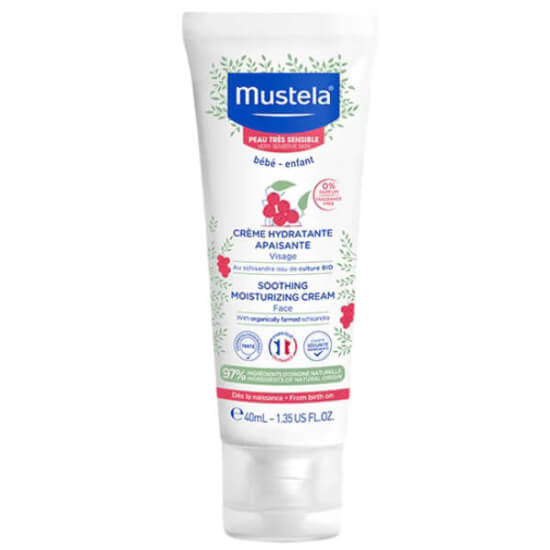 Mustela Soothing Moisturizing Face Cream for Sensitive Skin 40ml