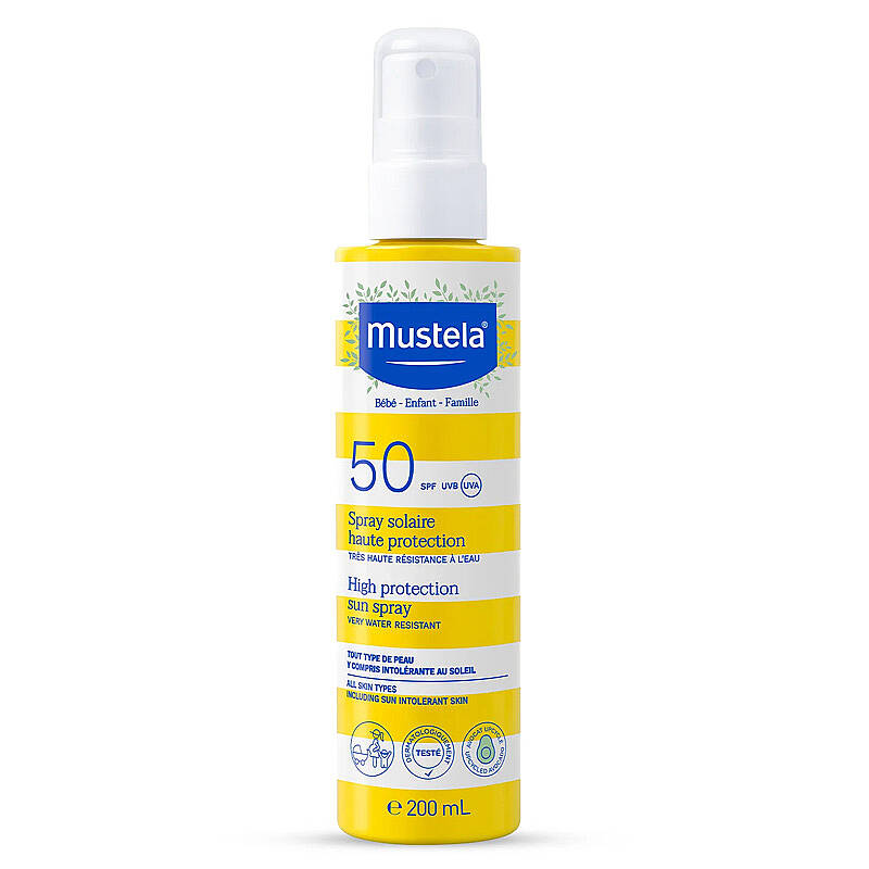 Mustela SPF 50+ High Protection Sun Spray for Babies 200 ml