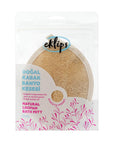 Eklips Natural Oval Luffa Bath Mitt for Gentle Exfoliation