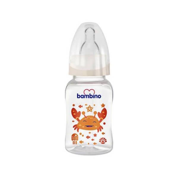 Bambino 150ml Oval Shaped PP Baby Bottle for Newborns - Slow Flow, BPA-Free, Durable - Baby Care