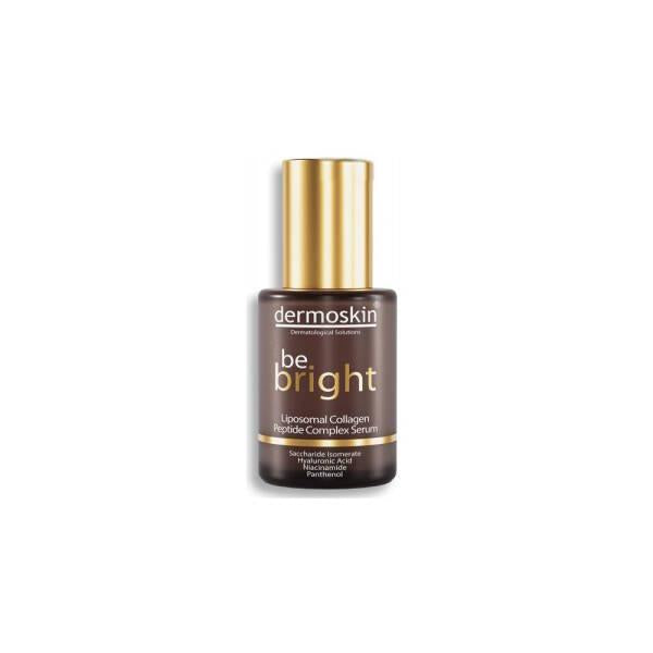 dermoskin be bright collagen peptide serum 30ml bottle, collagen peptide serum for anti-aging, brightening serum for all skin types Dermoskin Be Bright Collagen Peptide Serum - Anti-Aging | 30ml Dermoskin Be Bright Collagen Peptide Serum - 30ml dermoskin, collagen-peptide-serum, anti-aging, skin-care, serum, brightening, hydrating, moisturizer, beauty, ai-generated