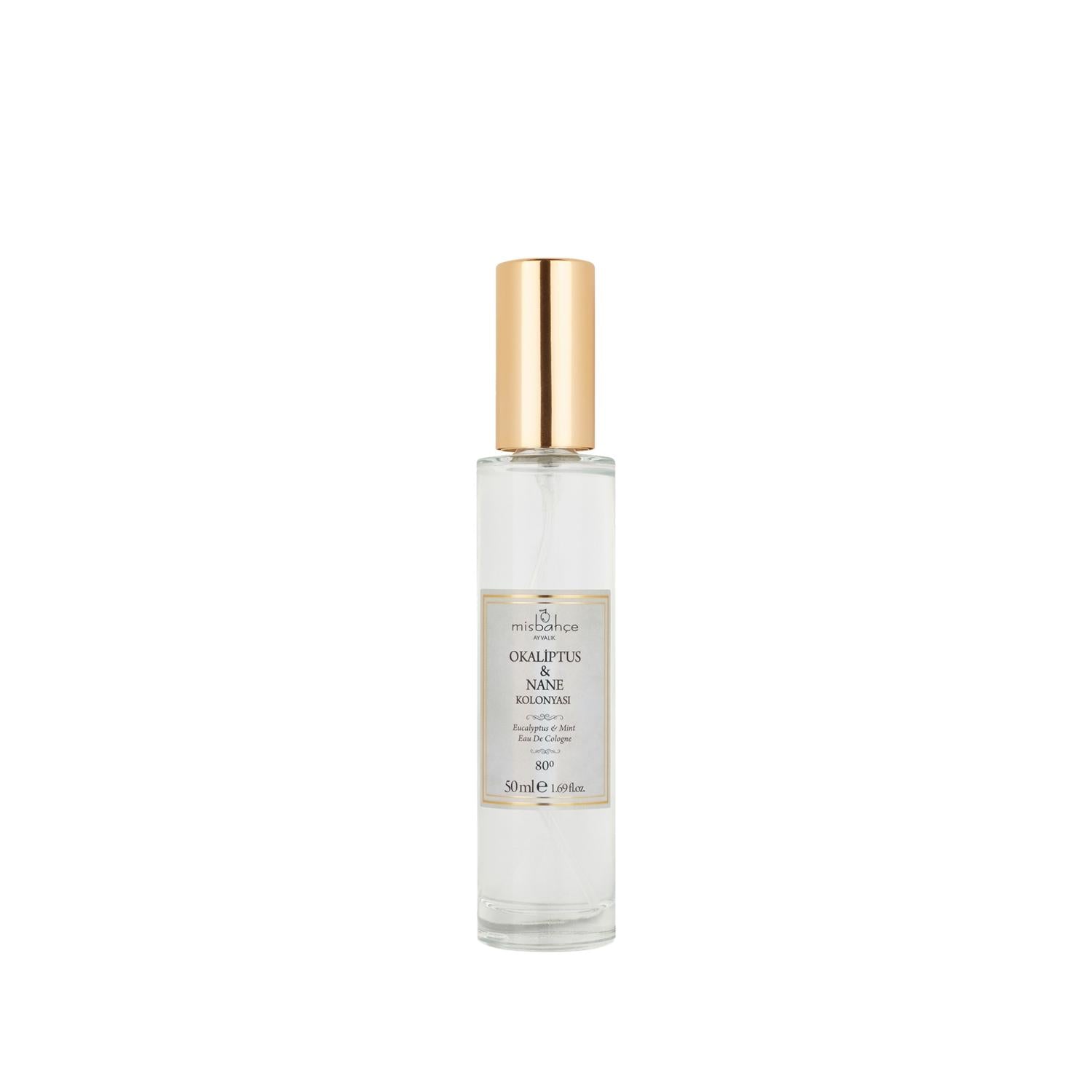 Misbahçe 50 ml Nane&Okaliptus Cologne - Refreshing Fragrance for Personal Hygiene Misbahçe 50 ml Nane&Okaliptus Cologne - Refreshing Personal Hygiene Misbahçe Cologne, Nane Okaliptus Kolonyası, 50 ml Cologne, Refreshing fragrance, Personal hygiene products, Travel size Cologne, Invigorating scent, Mint and Eucalyptus fragrance, Compact Cologne, Hygienic products