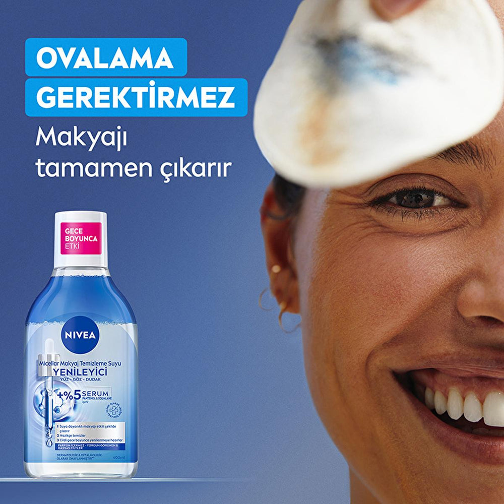 Nivea Micellar Makeup Remover with Serum - Gentle, Effective Makeup Removal for Sensitive Skin - 13.53 fl oz Nivea Micellar Makeup Remover with Serum - 13.53 fl oz Micellar Makeup Remover, Nivea Micellar Water, Serum infused makeup remover, Gentle makeup remover for sensitive skin, Effective waterproof makeup remover, Skincare, Makeup Removal, Sensitive Skin Care, Nivea, Cosmetics, Beauty Products