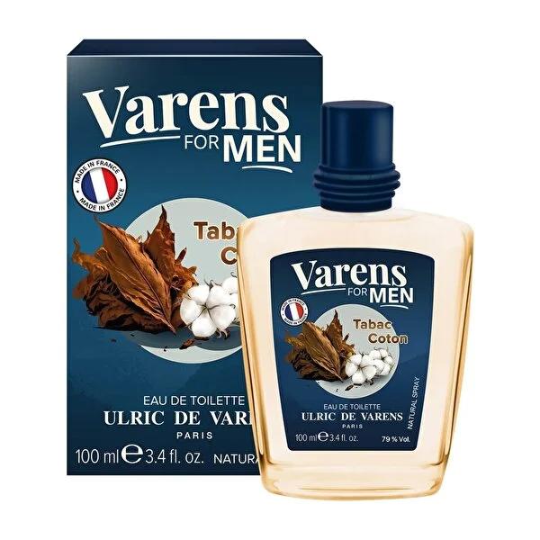 Ulric De Varens Tabac Coton EDT: Long-Lasting Amber Tobacco Fragrance for Men - Sophisticated Masculine Scent, 100ml Ulric De Varens EDT: Amber Tobacco Fragrance For Men Men's EDT, Amber Tobacco Fragrance, Ulric De Varens, Men's Cologne, Tobacco and Cotton perfume, Smoked tobacco cologne, Men's fragrance, Masculine scent, EDT, cologne, men's perfume, amber fragrance, tobacco fragrance, cotton fragrance, refined scent, sophisticated, warm fragrance, long-lasting fragrance, cedar, musk, date, rum, fragrance f