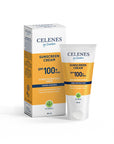 Celenes Herbal Sunscreen SPF 100+ Max: Ultimate UVA/UVB Protection, Mineral & Organic Filters, Fragrance-Free, Sun Damage Repair Cream Celenes SPF 100+ Sunscreen: High UV Protection, Herbal Formula Sunscreen SPF 100, High protection sunscreen, Mineral sunscreen, Organic sunscreen, Sunscreen for all skin types, Water resistant sunscreen, Paraben free sunscreen, UV protection cream, Sun damage repair cream, fragrance free sunscreen, Sunscreen, SPF 100+, UVA/UVB protection, mineral sunscreen, organic sunscreen
