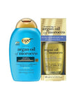 OGX Argan Oil of Morocco Shampoo & Hair Oil Set (385ml & 100ml)