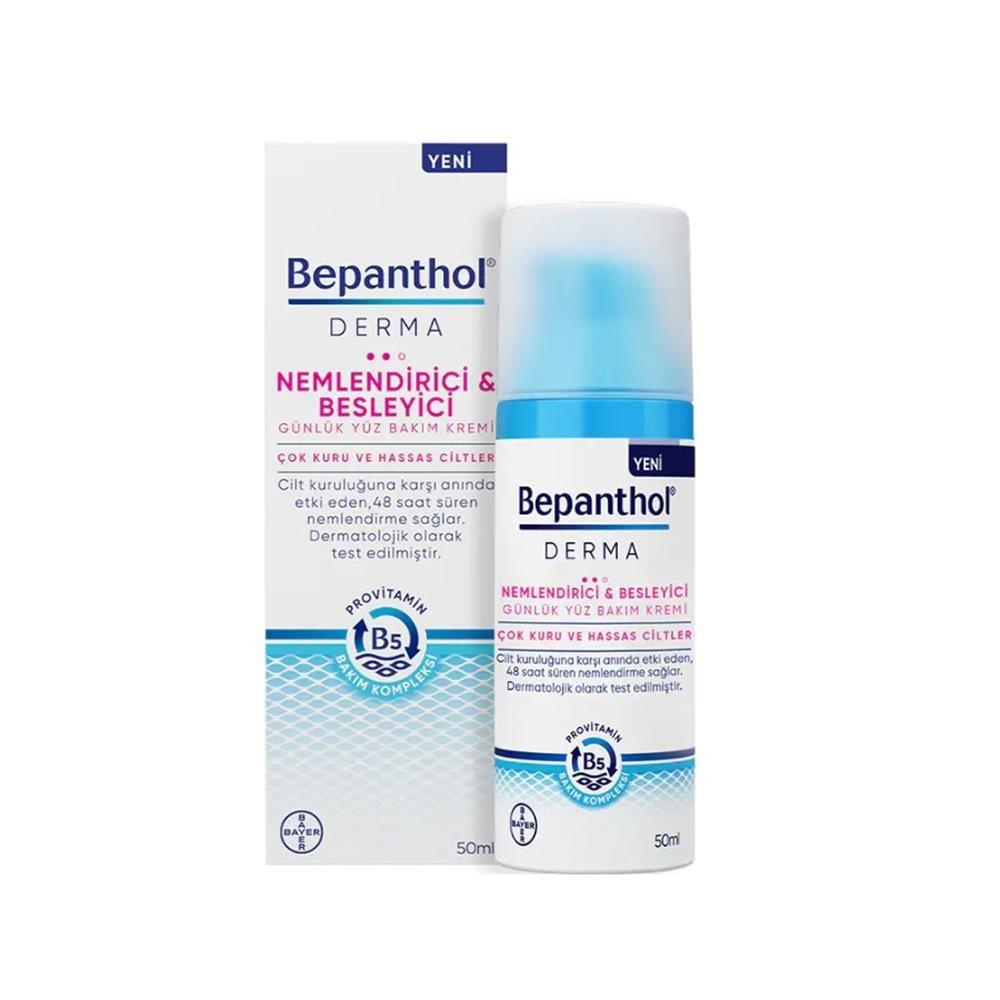 Bepanthol Derma Moisturizing Face Cream - Daily Hydration for Dry, Sensitive Skin - Non-Greasy, Hypoallergenic Formula - image 3