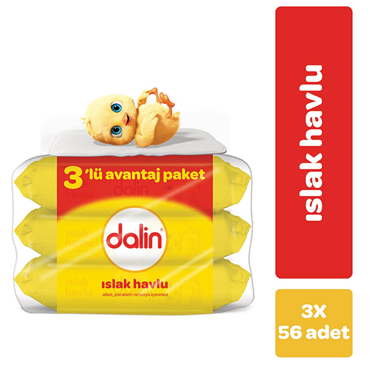 Dalin Klasik Baby Wet Wipes - Hypoallergenic & Dermatologically Tested, Soft & Gentle on Skin, 3x56 Count Dalin Klasik Baby Wet Wipes - Gentle & Hypoallergenic baby wet wipes, hypoallergenic baby wipes, dermatologically tested baby products, soft baby wipes, pH balanced baby care, gentle baby care, safe baby products, baby skin care, parenting essentials, nursery supplies