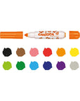 Carioca Stamperello 12-Pack Washable Markers for Kids - Non-Toxic Art Supplies with Stamp Tips Carioca Stamperello 12-Pack Washable Markers for Kids washable markers for kids, non-toxic art supplies, felt-tip pens for children, stamp markers, art supplies for kids, children's art markers, washable ink markers, kids' art supplies, Carioca Stamperello, double-ended markers, safe art supplies