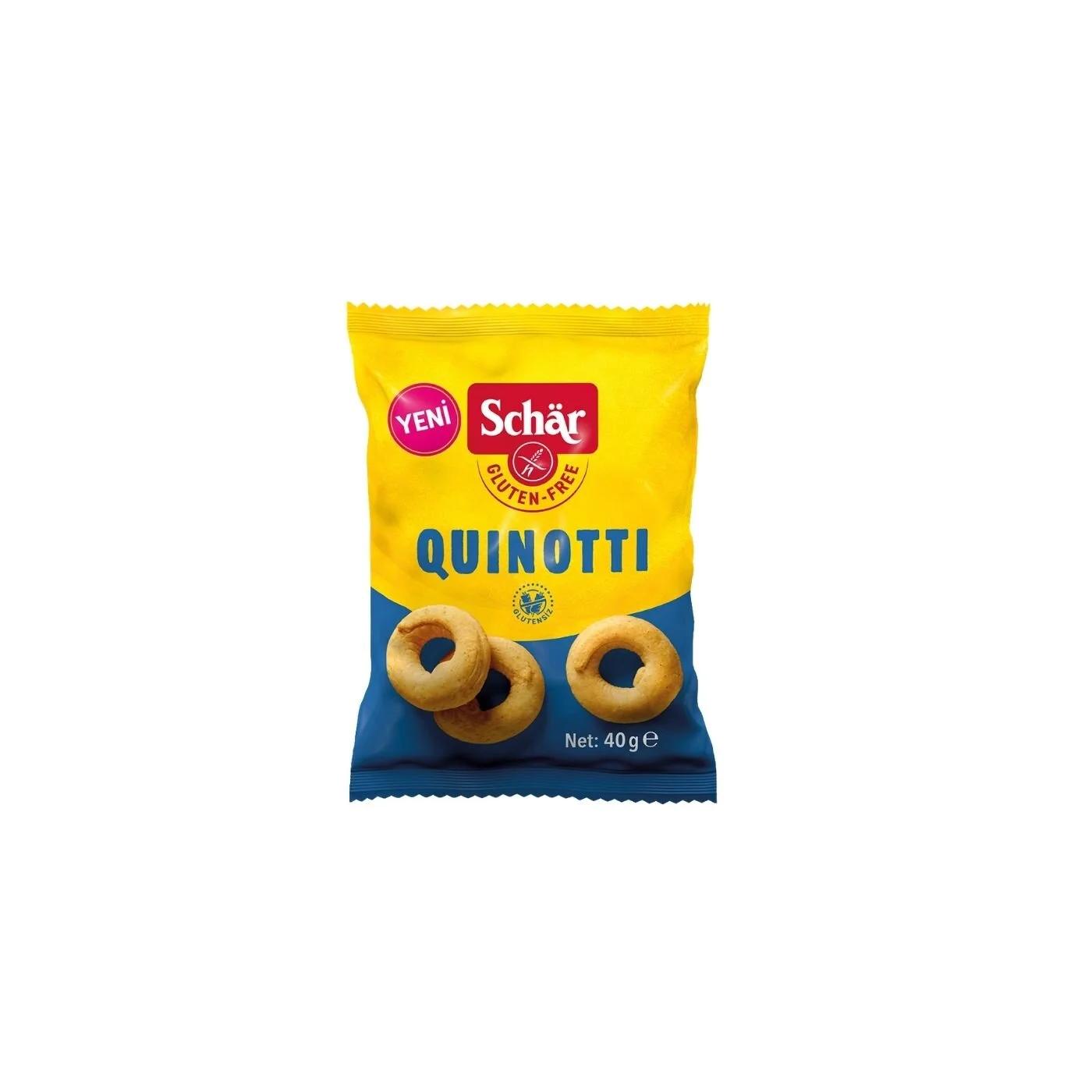 Schär Quinotti Gluten-Free Quinoa Ring Crackers 40g