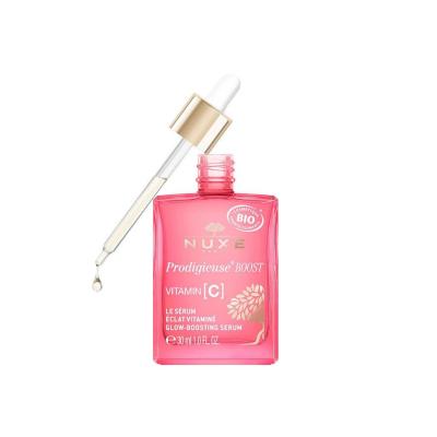 Nuxe Prodigieuse Boost: Vitamin C Glow Boosting Serum | Vegan Facial Serum for Fine Line Reduction & Radiant Skin Nuxe Vitamin C Serum: Boost Glow & Reduce Fine Lines Nuxe Prodigieuse Boost Serum, Vitamin C serum, Glow boosting serum, Vegan facial serum, Brightening serum, Fine line reduction serum, Facial Serum, Vitamin C, Glow, Vegan, Brightening, Fine Lines, Wrinkles, Radiant Skin, Skin Care, Beauty, Aydınlık, Ethical Beauty, Sustainable Beauty, Plump Skin, Elasticity, Volume, Antioxidant Protection, Env