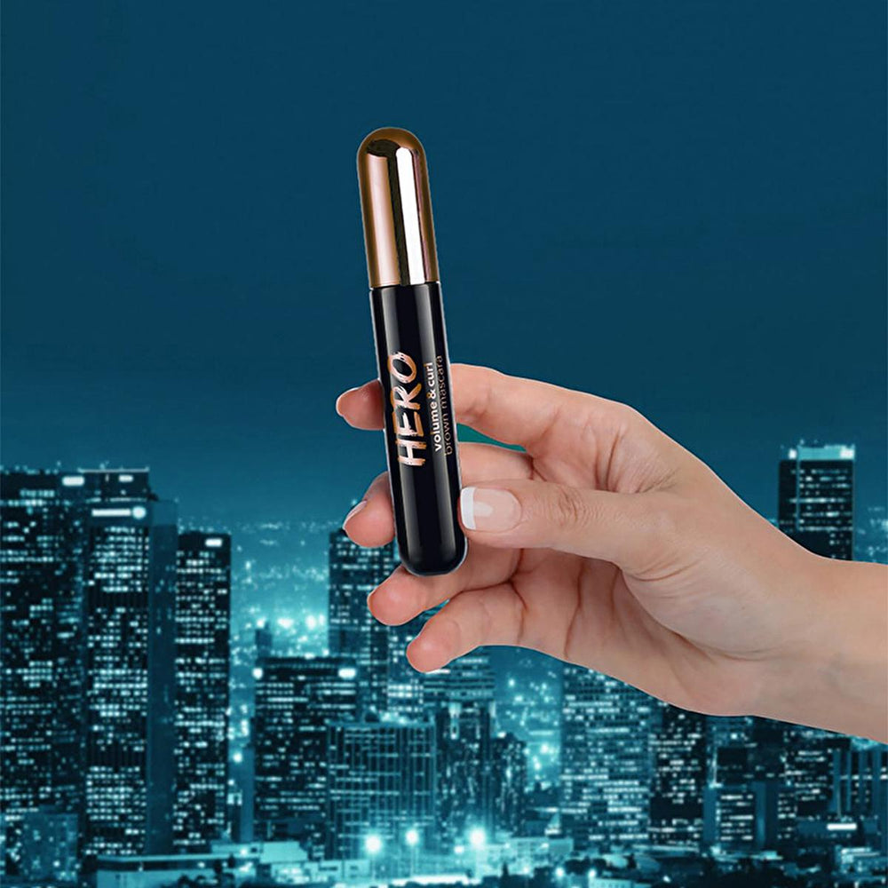 Flormar Hero Volume & Curl Brown Mascara: Long Lasting, Non-Smudge, Clump-Free Formula for Dramatic Lashes Flormar Brown Mascara: Volume & Curl, Long-Lasting, Smudge-Proof volume mascara, curling mascara, brown mascara, long lasting mascara, non-smudge mascara, clump-free mascara, fiber brush mascara, Flormar mascara, eye makeup, mascara for volume and curl, mascara, eye makeup, lash volume, lash curl, non-smudging, smudge proof, clump free, fiber brush, super soft brush, long lasting, dramatic lashes, defi