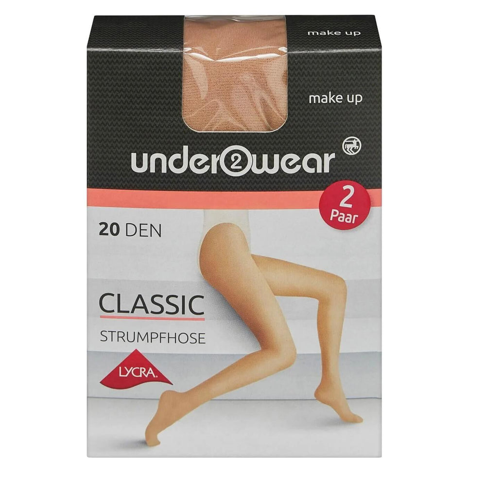 Underwear 20 Denier Sheer Lycra Pantyhose in Nude 4446