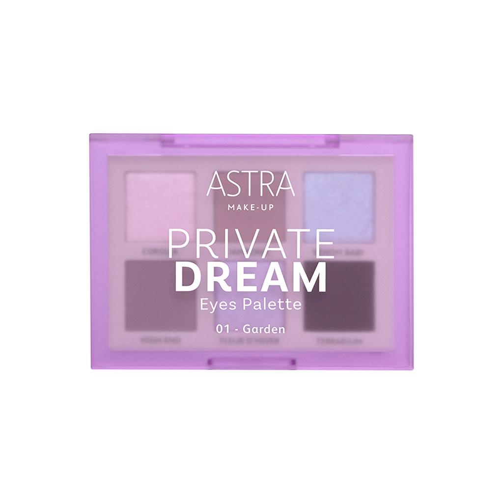 Astra Private Dream 6-Color Eyeshadow Palette 01 Garden