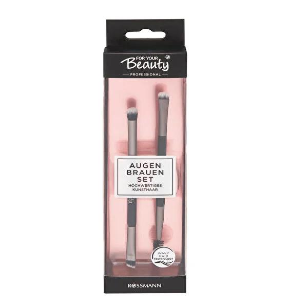 For Your Beauty Eyebrow Makeup Brush Set - Vegan, Double-Ended Brushes for Precise Grooming For Your Beauty Eyebrow Makeup Brush Set - Vegan & Eco-Friendly eyebrow makeup brush set, vegan makeup brushes, double-ended makeup brushes, FSC certified packaging, eyebrow grooming tools, cruelty-free beauty products, eco-friendly beauty, makeup brush set, precision grooming, beauty essentials