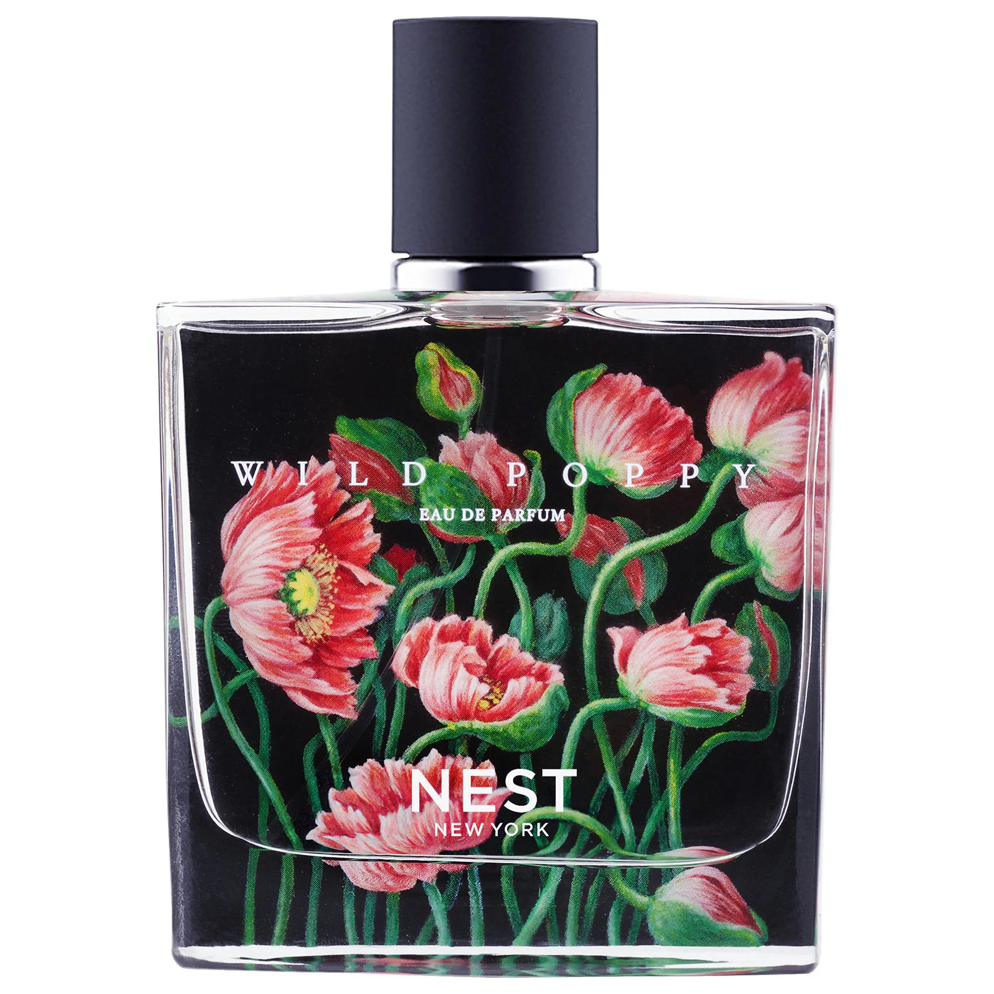 NEST New York Wild Poppy Eau de Parfum - Luxurious Floral Fragrance with Fruity Notes Wild Poppy Eau de Parfum - Luxurious Floral Fragrance Wild Poppy Eau de Parfum, Floral fragrance, Fruity floral scent, Luxury perfume, NEST New York fragrance, Perfume for women, Floral scent, Fruity notes, Long-lasting fragrance, Luxurious packaging, Botanical art, Sophisticated aroma, Elegant fragrance, Unique scent, Special occasion perfume, Daily luxury