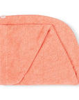 Eklips Microfiber Hair Towel for Gentle Drying Peach
