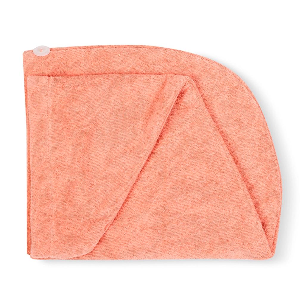 Eklips Microfiber Hair Towel for Gentle Drying Peach