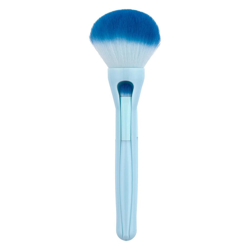 Eklips 4-Piece Makeup Brush Set Blue for Face and Eyes