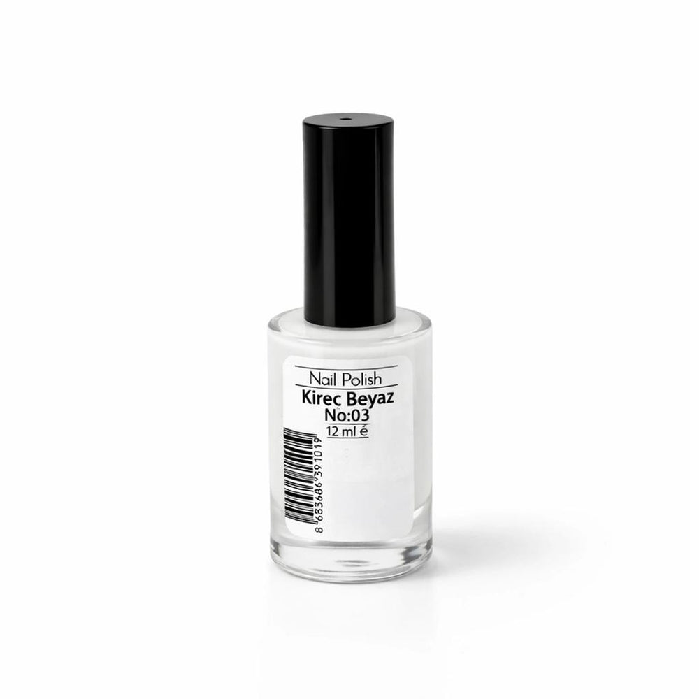 Mov No. 03 Chalk White Nail Polish for Glossy Nails