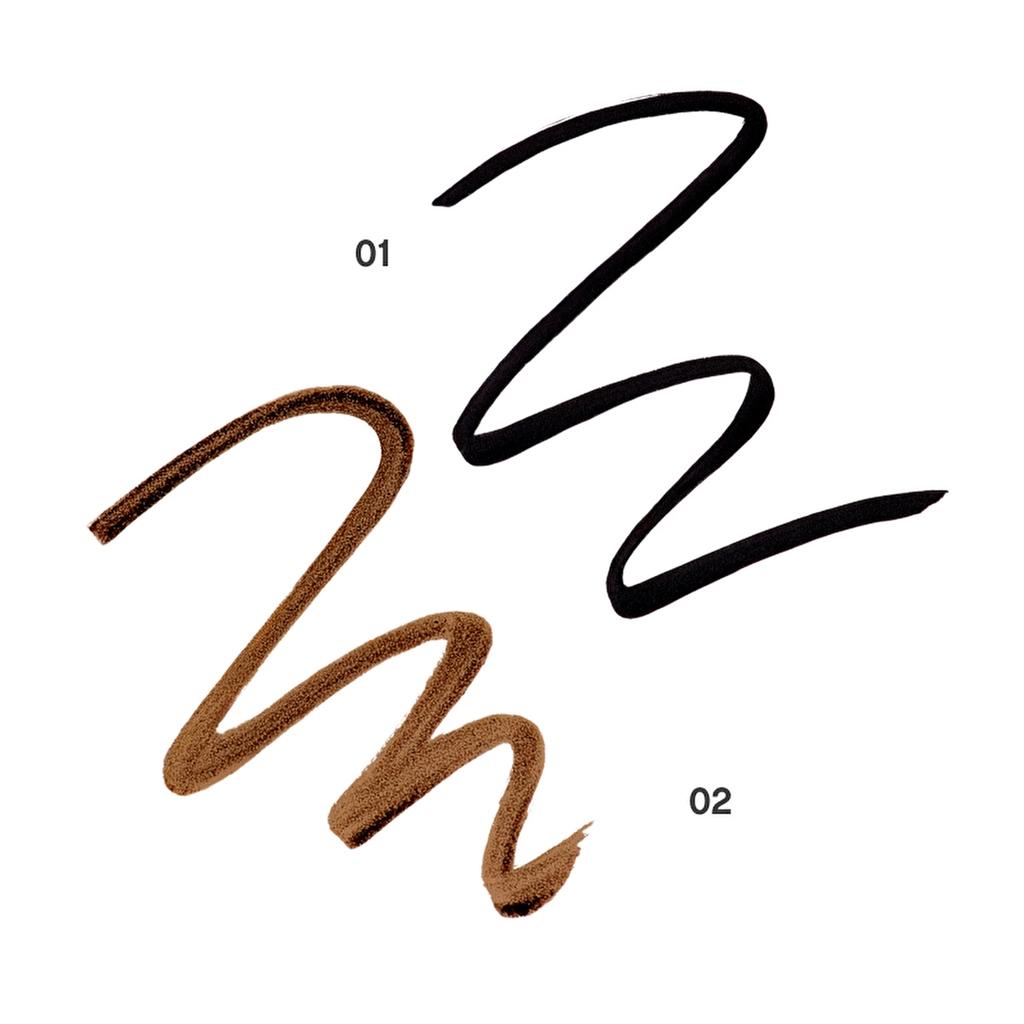 Stellary Wild Eyeliner 02 Brown - Bold Definition 1ml
