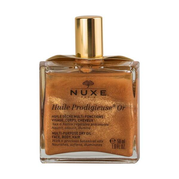 Nuxe Huile Prodigieuse OR Dry Oil for Face, Body, and Hair - Nourishing, Repairing, and Softening with Natural - Body Oil