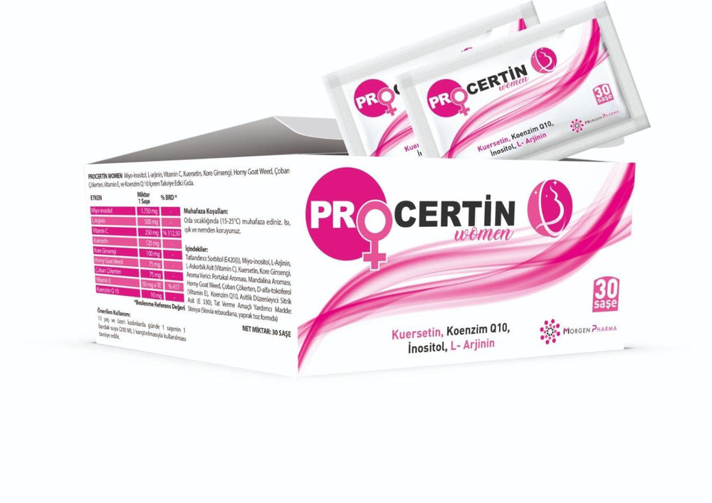 Procertin Women's Hair Supplement - 30 Sachets | Supports Hair Health & Density - Vitamin & Supplement