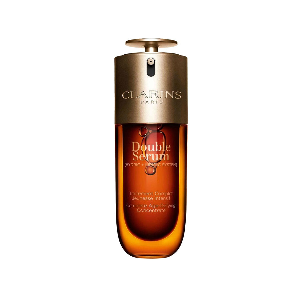 Clarins Double Serum: Advanced Anti-Aging Face Serum - Reduce Wrinkles, Rejuvenate Skin, and Restore Youthful Radiance (50ml) Clarins Double Serum: Anti-Aging Wrinkle Serum, Rejuvenate Skin Clarins Double Serum, anti-aging serum, wrinkle serum, face serum, aging skin treatment, skin rejuvenation, age defying serum, fine line reduction, anti aging, wrinkles, fine lines, skin texture, skin smoothness, revitalized complexion, radiant glow, Serum, skincare, beauty, Clarins, premium skincare, gifts for her, gift