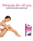 Agiss Body & Leg Wax Strips for Normal Skin 24 Count