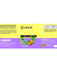 Life In Bromealin - Bromelain Supplement for Digestive Health, 30 Tablets - Vitamin & Supplement