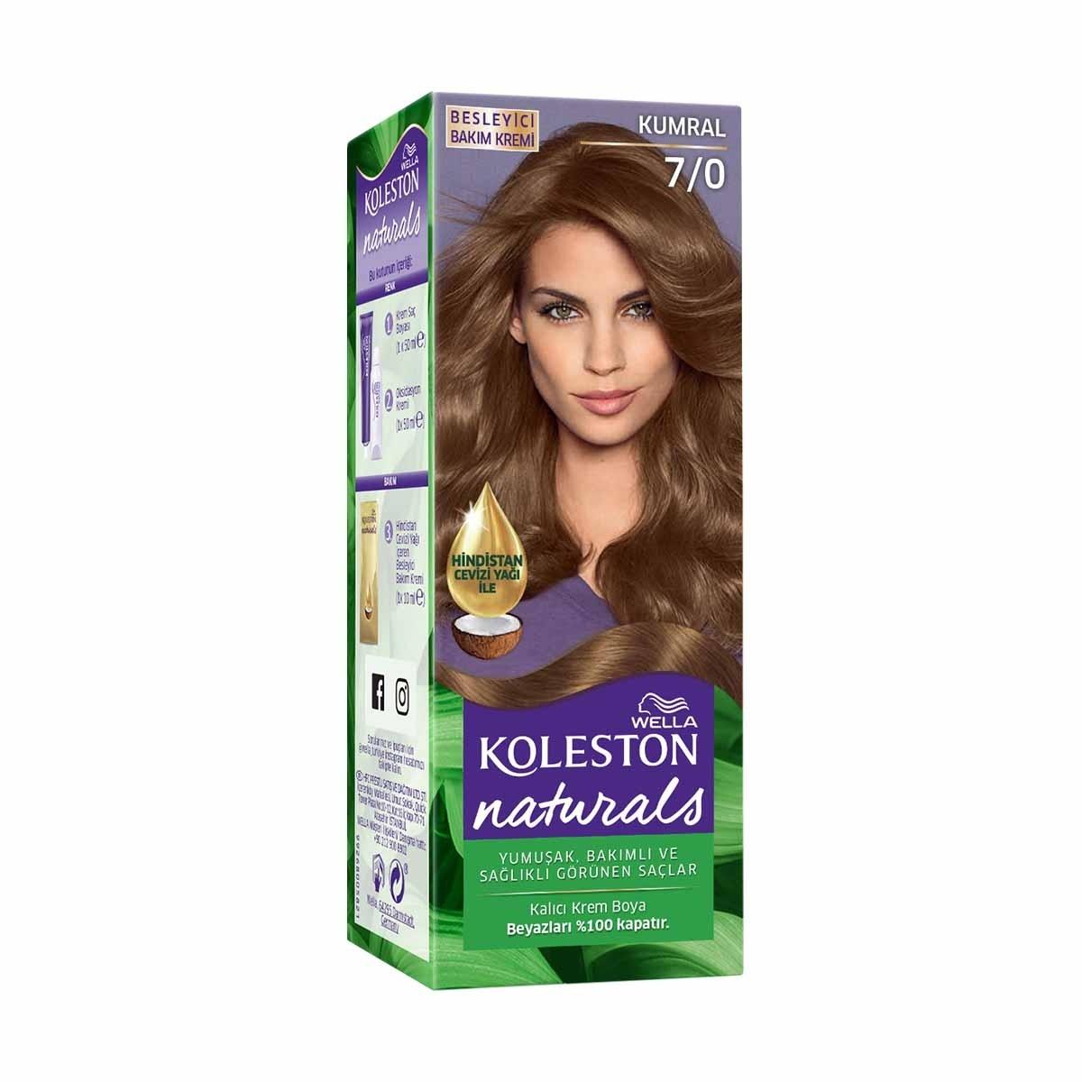 Wella Koleston Naturals 7/0 Kumral Hair Dye: Long-Lasting Natural Blonde Hair Color & Gray Coverage with Coconut Oil Wella Koleston Kumral Hair Dye: Natural Blonde Color & Gray Coverage hair dye, hair color, permanent hair color, gray coverage hair dye, at home hair color, kumral saç boyası, Wella Koleston Naturals, coloring hair at home, hair coloring, hair color cream, natural blonde hair dye, coconut oil hair dye, hair, beauty, personal care, at-home hair coloring, hair dye cream, no ammonia hair dye, lo