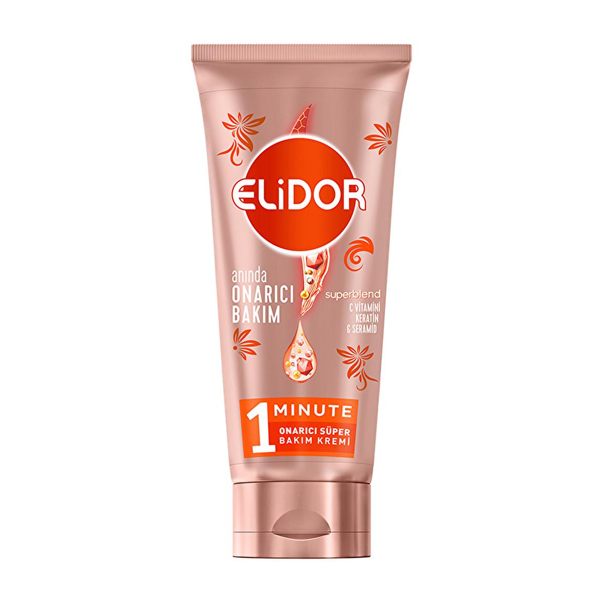 Elidor Instant Repair Hair Care Cream - 1 Minute Repair, Enriched with C Vitamin, Keratin, and Ceramide - Anti-Frizz Hair Cream for Damaged Hair Elidor Instant Repair Hair Cream - 1 Min Repair & Nourishment hair repair cream, instant hair care, Ceramide hair treatment, Keratin hair repair, anti-frizz hair cream, hair care for damaged hair, hair moisturizer, cruelty-free hair care, PETA approved hair products, hair nourishment, hair softening, frizz reduction, hair care routine, post-shampoo treatment