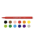 Carioca Joy Süper Yıkanabilir Keçeli Boya Kalemi 12'li - Washable Markers for Kids, Art Supplies, Italian-made
