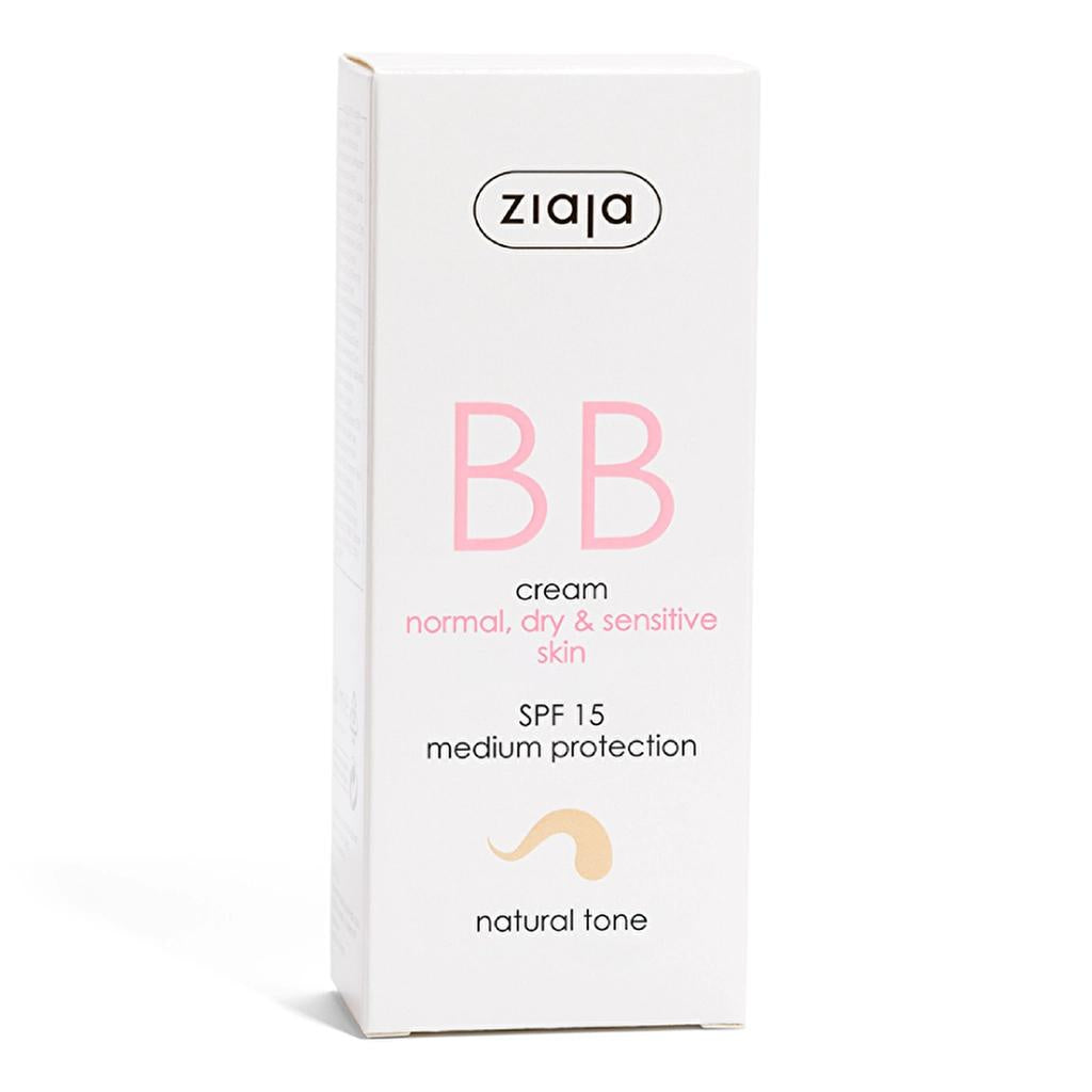 Ziaja Natural Tone BB Cream for Dry &amp; Sensitive Skin 50ml
