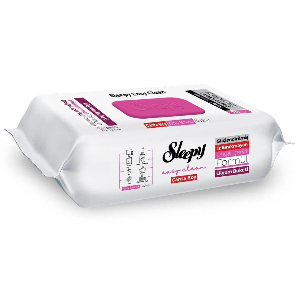 Sleepy Lily Bouquet Surface Cleaning Wipes 20 Count
