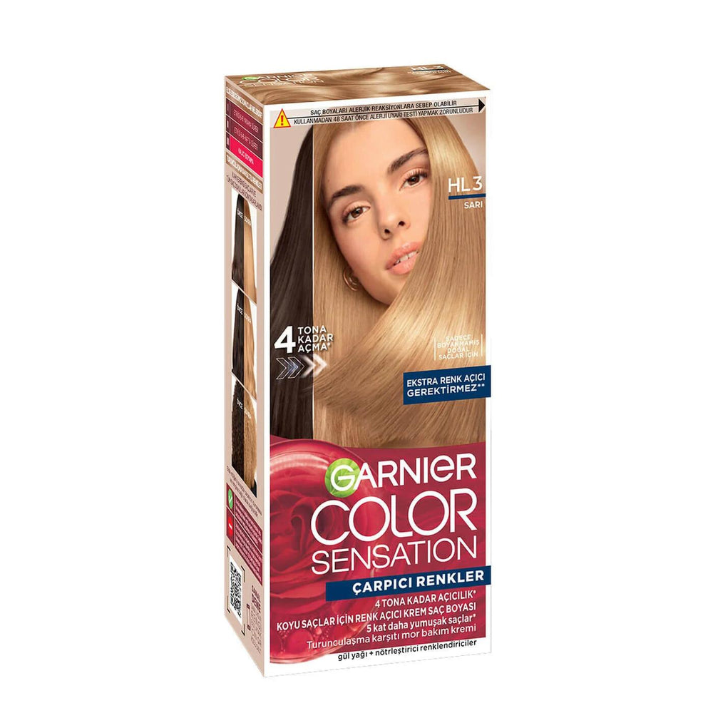 Garnier Color Sensation Hair Dye HL3 Blonde for Intense Shine