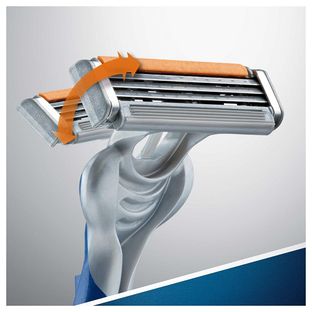 Gillette Blue3 Disposable Razor for Men - Smooth Shave, Comfortgel Technology, 3 Chrome-Coated Blades - view 7