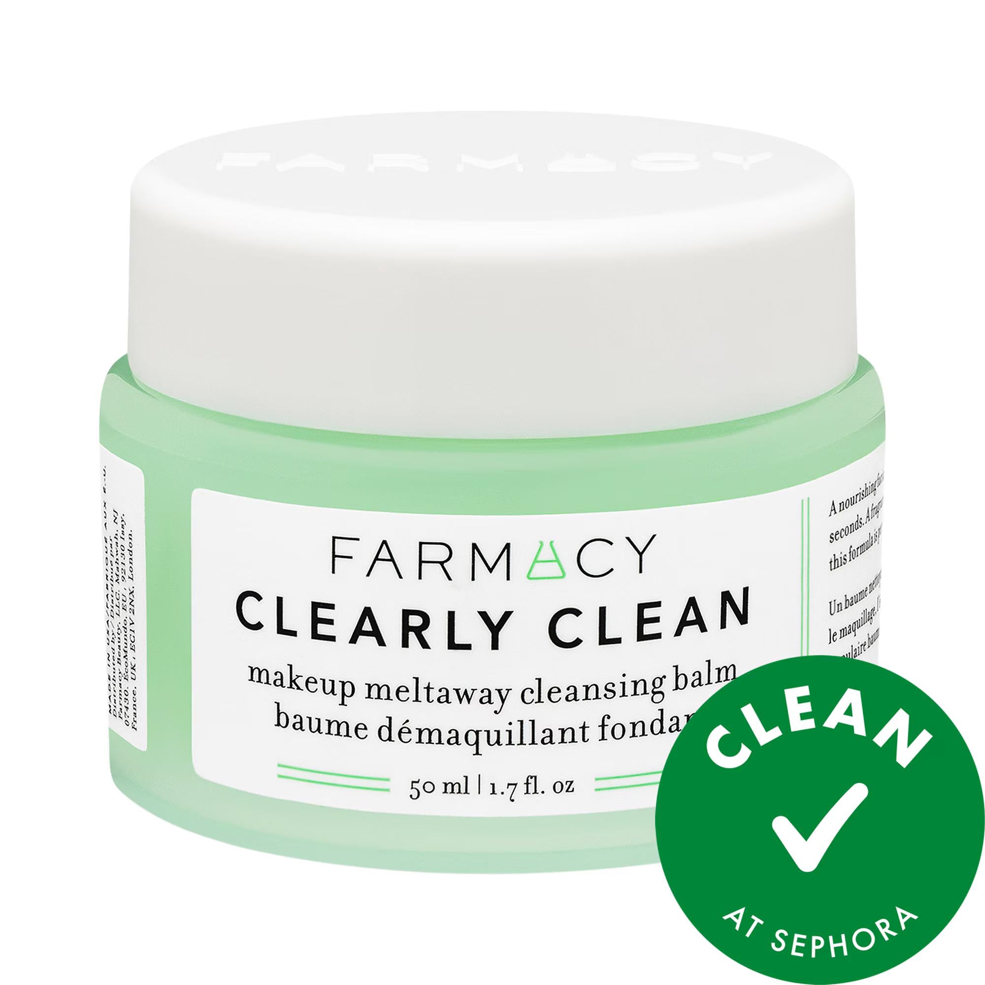 Farmacy Mini Clearly Clean Makeup Removing Cleansing Balm - Fragrance-Free, Vegan Skincare for Sensitive Skin Farmacy Mini Clearly Clean Cleansing Balm - Gentle Makeup Removal makeup removing cleansing balm,fragrance-free skincare,vegan skincare products,sensitive skin care,gluten-free cosmetics,mini size,skincare,cleansing balm,cruelty-free,recyclable packaging,sustainable skincare,eco-friendly cosmetics,gentle skincare,non-irritating skincare,makeup remover,SPF removal,dirt removal,cleanse,skincare routin