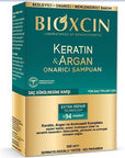 Bioxcin Keratin & Argan Repair Shampoo - Nourishes & Repairs Damaged Hair, 300ml - Shampoo