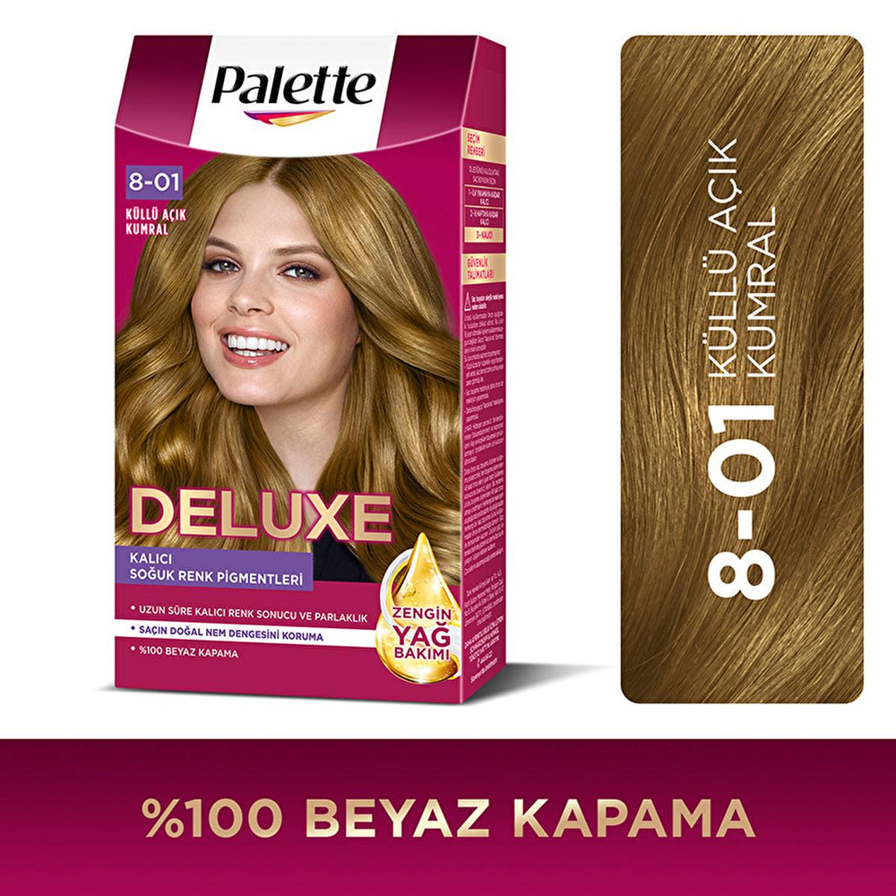 Palette Deluxe Küllü Açık Kumral Hair Dye: Intense Light Ash Blonde Color, Perfect Grey Coverage & Long Lasting Shine Palette Deluxe Küllü Açık Kumral Hair Dye - Light Ash Blonde Color hair dye, küllü açık kumral hair dye, intense hair color, permanent hair color, grey coverage hair dye, light ash blonde hair dye, hair color with micro oils, long lasting hair dye, hair dye for dark hair, hair color, ash blonde, light blonde, grey coverage, dark hair, hair shine, hair conditioning, hair care, beauty, persona