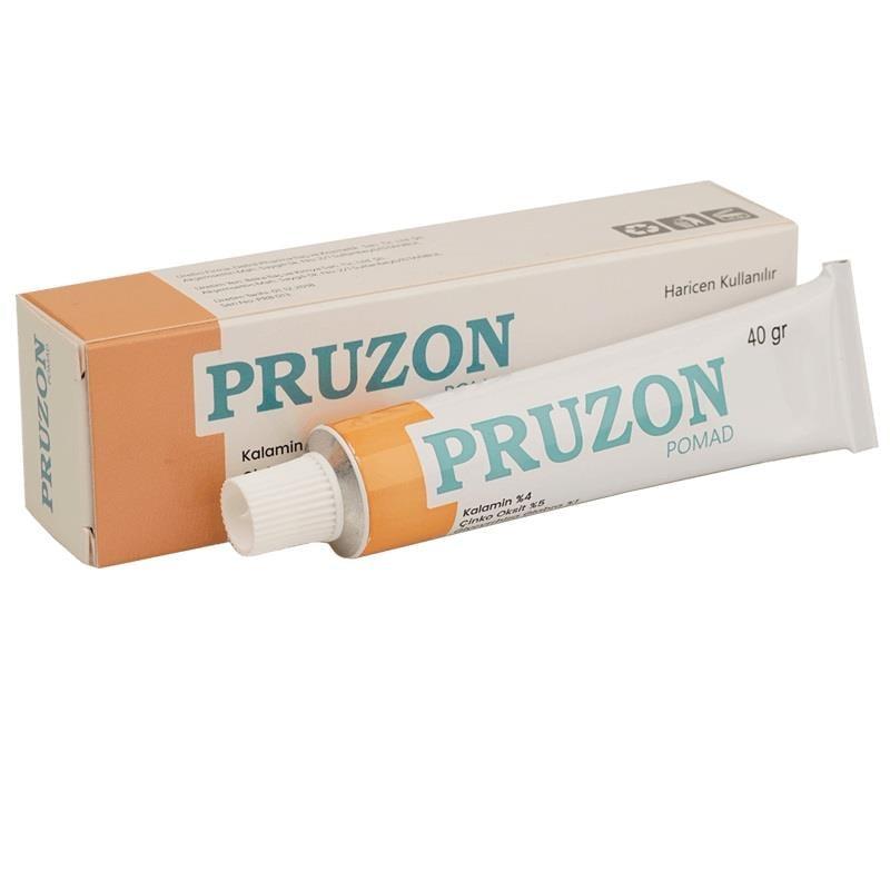 Pruzon - Natural Skin Care Ointment with Calamine & Tea Tree Oil for Soothing Relief, 40g Pruzon Pomad: Natural Skin Care Ointment for Soothing Relief Pruzon Pomad, Skin Care Ointment, Calamine, Zinc Oxide, Licorice Root Extract, Tea Tree Oil, Natural Skin Care, Soothing Skin Relief, skin care, natural ingredients, skin irritation relief, gentle skin care, after-sun care, sensitive skin