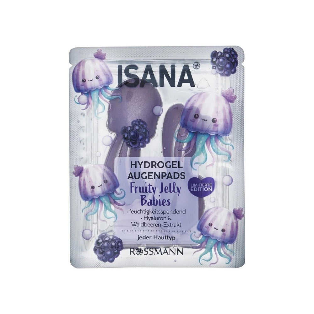Isana Fruit Jelly Hydrogel Eye Patches for Brightening 2 pcs